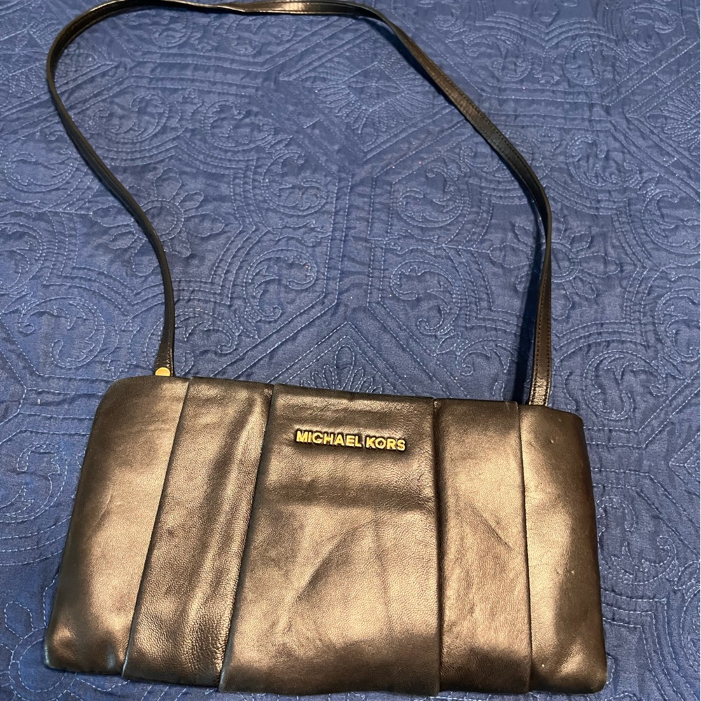 Michael Kors leather evening bag